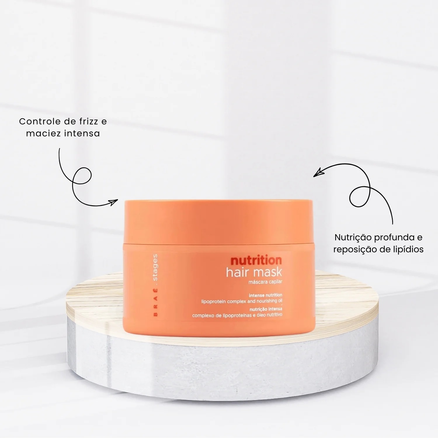Máscara Braé Stages Nutrition Nutrição Intensa 200g - Imagem 2