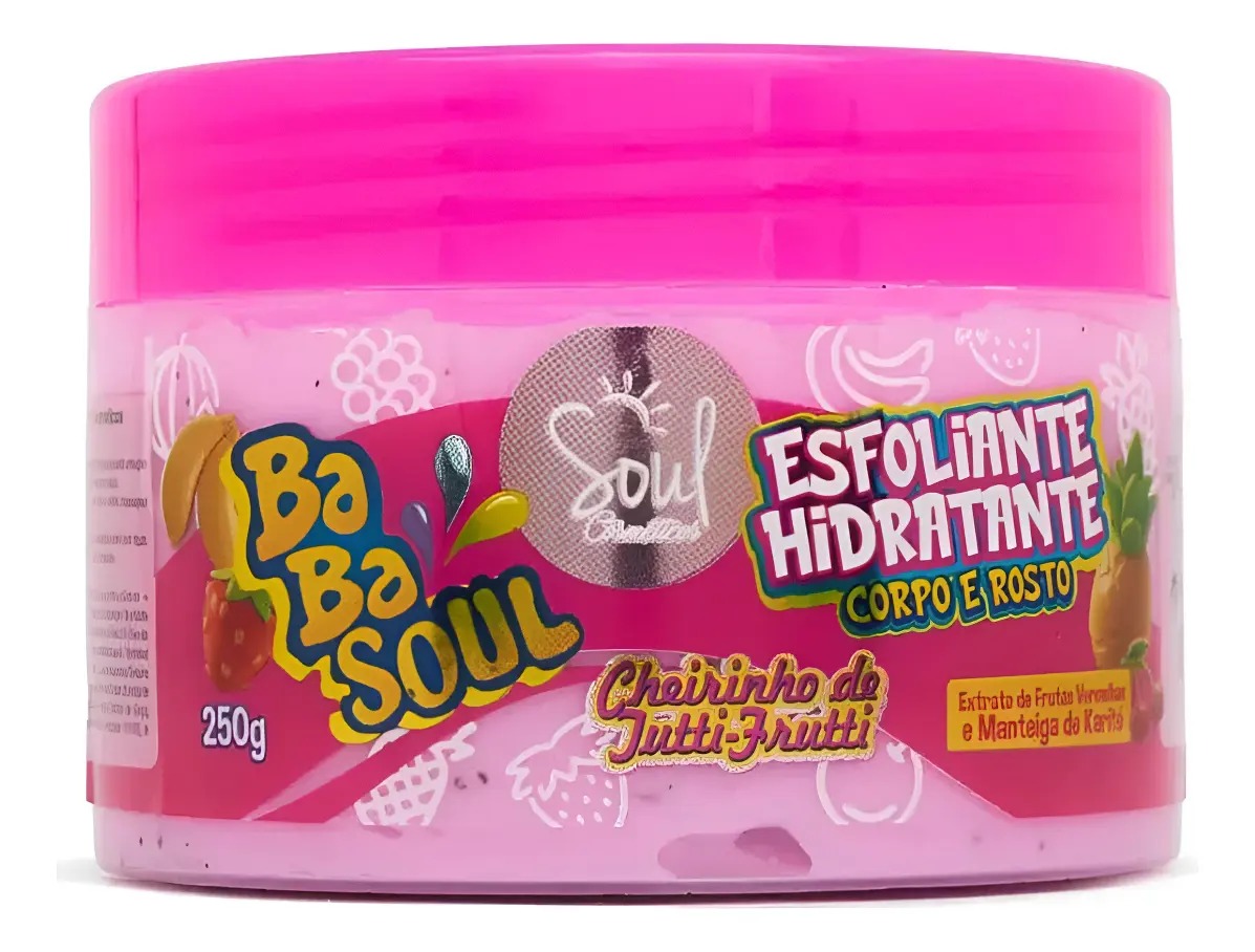 Esfoliante Hidratante Corporal Babasoul Tutti-Frutti 250g - Imagem 5