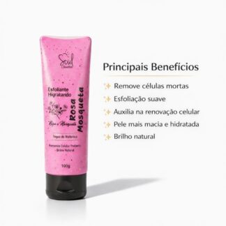 Esfoliante Hidratante Rosa Mosqueta Sol Cosméticos 100 g