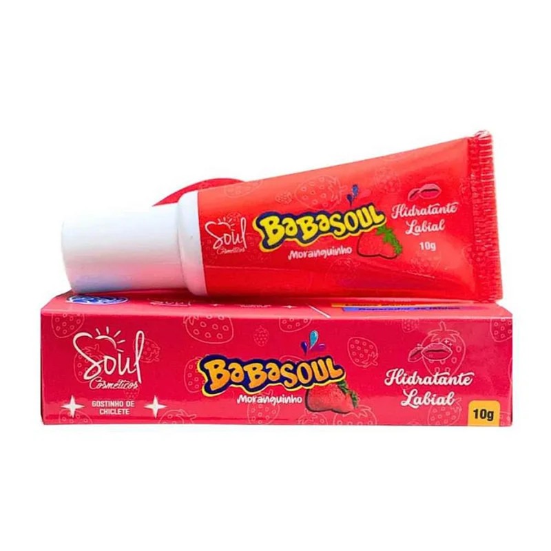 Hidratante Labial Babasoul Morango 10g - Imagem 2