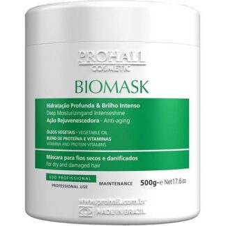 Máscara Capilar Prohall Biomask 500g Ultra Hidratação e Brilho