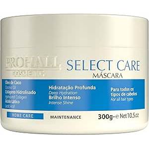 Máscara Capilar Prohall Select Care 300 g Hidratação e Maciez