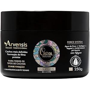 Geléia Ativadora de Cachos Arvensis Suave 300 g Definição Antifrizz e Proteção Solar