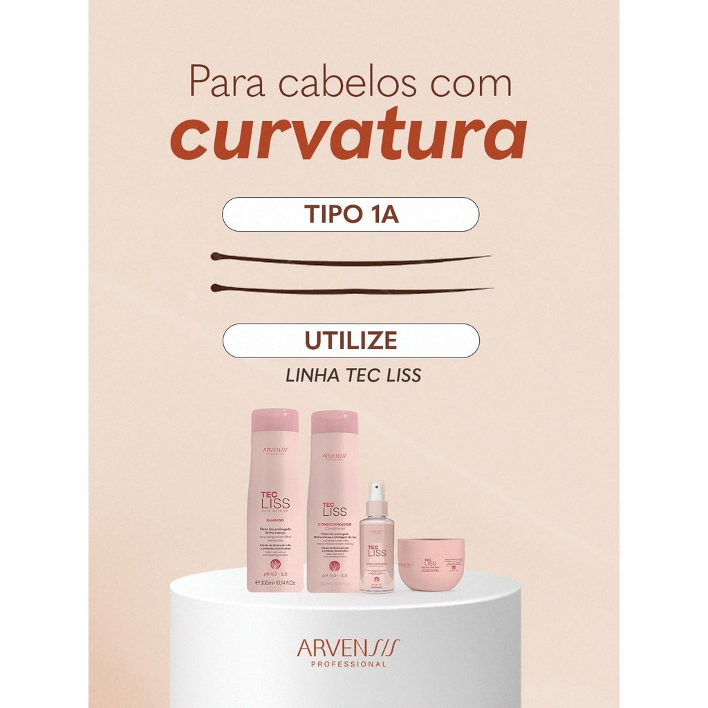 Condicionador Arvensis Cosméticos Tec Liss 1L - Imagem 2