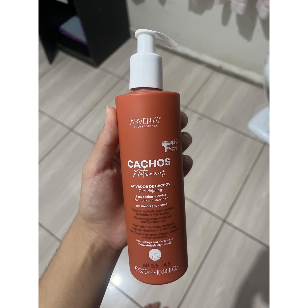Ativador de Cachos Arvensis Cosméticos 300ml para cabelos ondulados e cacheados - Imagem 2