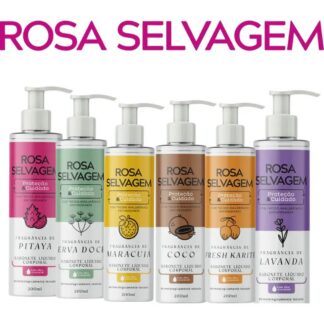 Sabonete Líquido Corporal Pitaya Rosa Selvagem Hidratação 200 ml