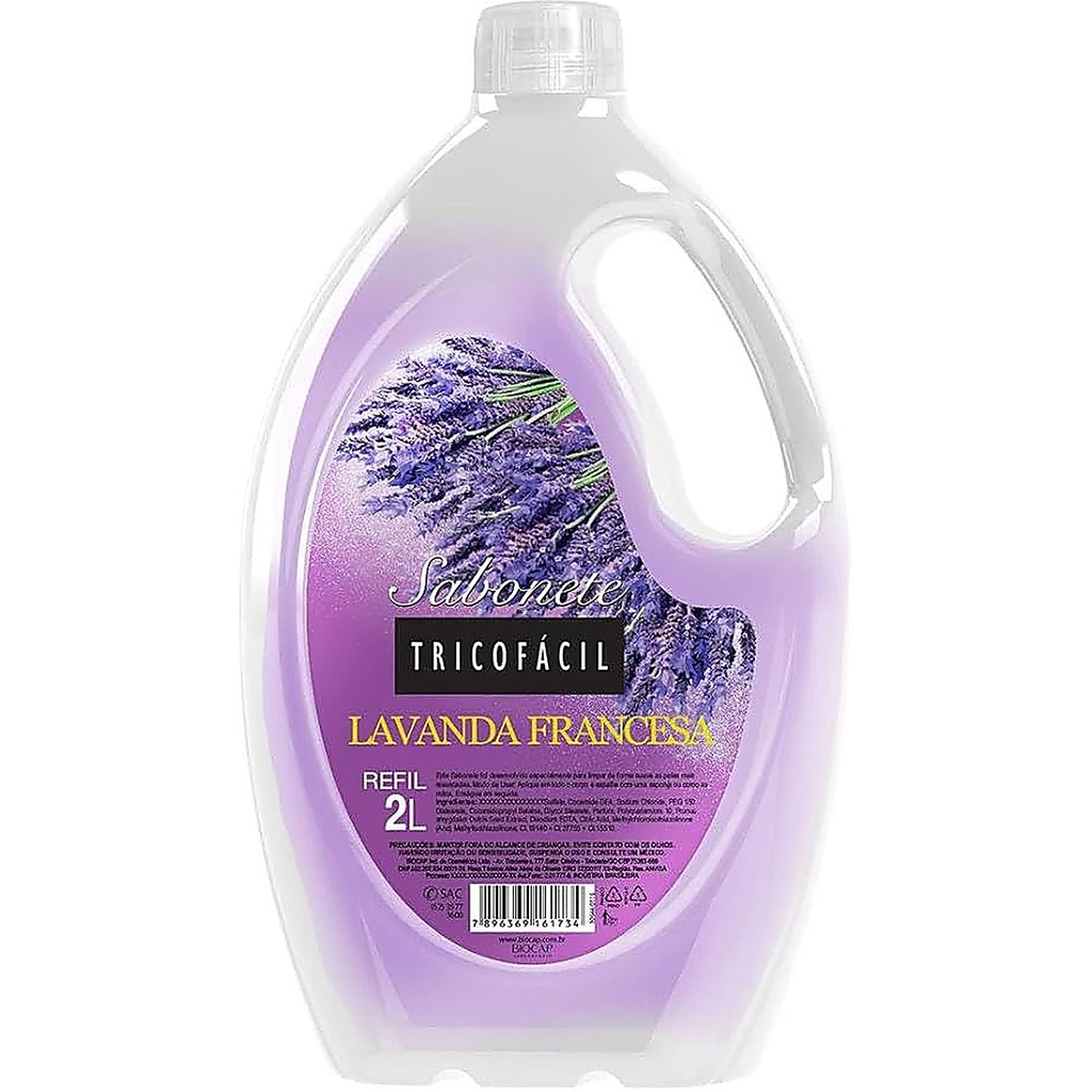 Sabonete Líquido Hidramais Tricofácil Lavanda Francesa 2 L
