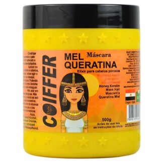 Máscara Mel e Queratina Premium Coiffer 500 g Hidratação Capilar