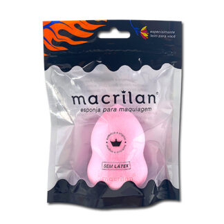 Esponja Ep08 Gota para Maquiagem Macrilan - Rosa Claro, Macrilan - Sem Látex