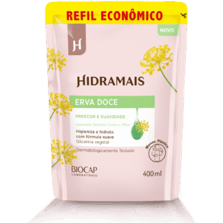Sabonete Refil 400 ml Erva Doce