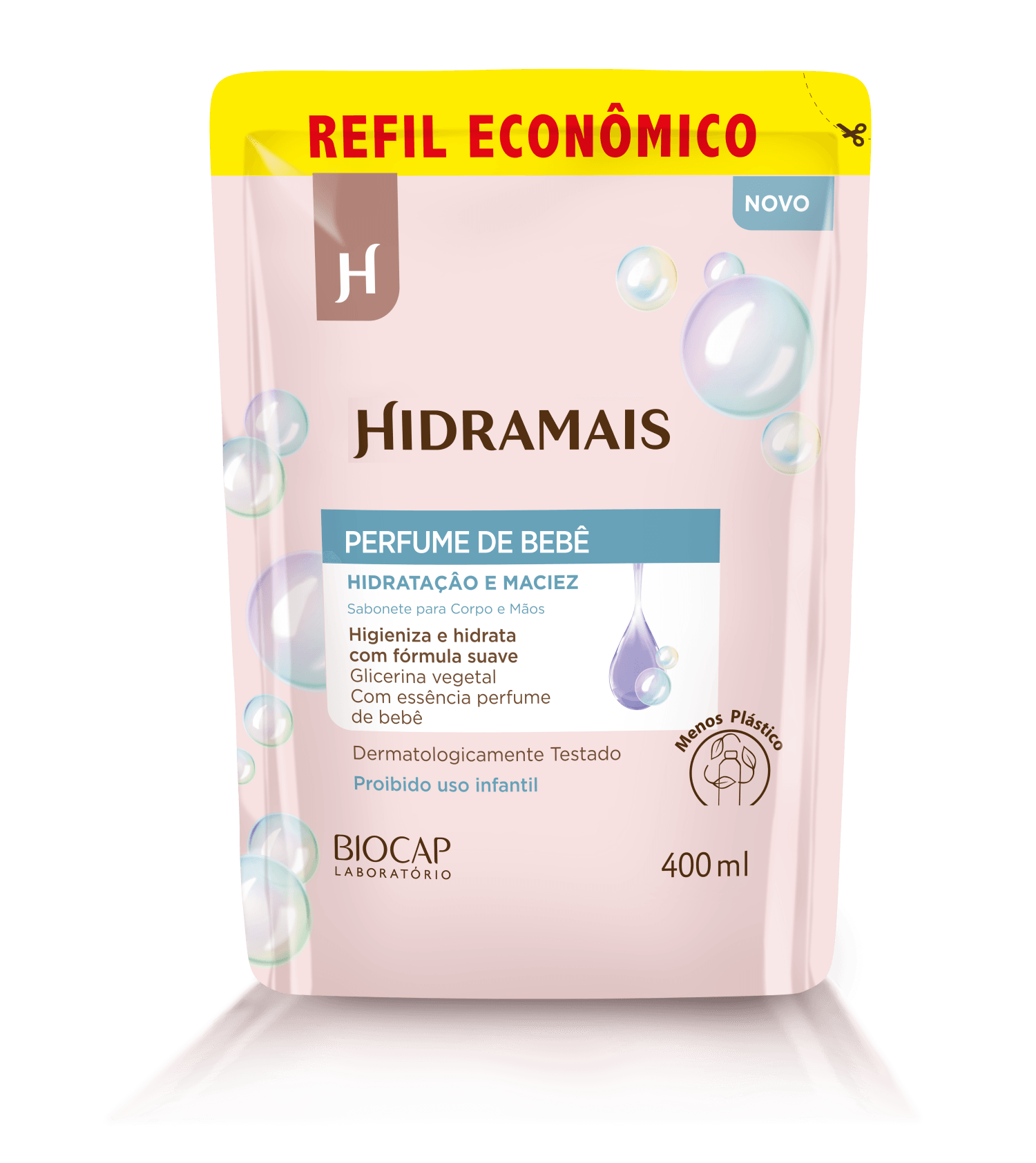 Sabonete Refil 400 ml Perfume de Bebê