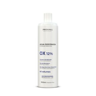 Água Oxigenada Prohall OX 40 Volumes 900 ml Creme