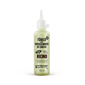 Tônico P/Fort.Cab.C/Óleo De Ricino Combate A Queda Gota Dourada 100 Ml