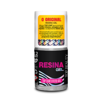 Top Coat Sos Unhas Top Beauty Resina Gel 7ml